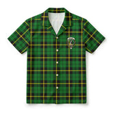 Wallace Hunting Modern Tartan Crest Hawaiian Shirt