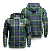 Baillie Modern Tartan Crest Hoodie
