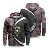 MacFarlane Hunting Modern Tartan Crest Hoodie - Circle Style
