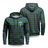 MacKay Modern Tartan Crest Hoodie