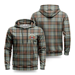 McLeod of Harris Weathered Tartan Crest Hoodie