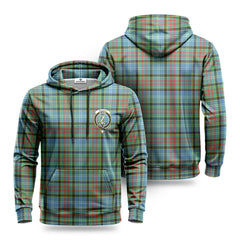 Paisley District Tartan Crest Hoodie