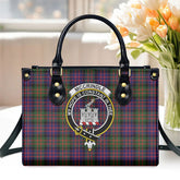 McCrindle Tartan Crest Leather Handbag