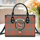 McDougall Ancient Tartan Crest Leather Handbag