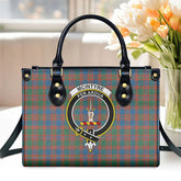 McIntyre Ancient Tartan Crest Leather Handbag