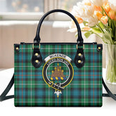 McKenzie Ancient Tartan Crest Leather Handbag