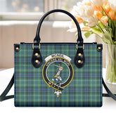 McNeil of Colonsay Ancient Tartan Crest Leather Handbag