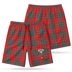 Cheyne Tartan Crest Men's Beach Shorts