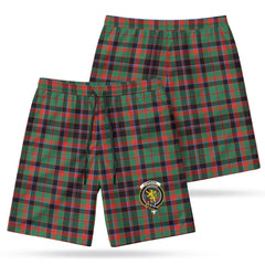 Cumming Hunting Ancient Tartan Crest Men's Beach Shorts