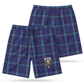 Kirkaldy Tartan Crest Men's Beach Shorts