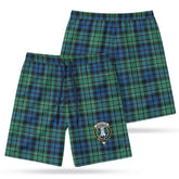 MacCallum Ancient Tartan Crest Men's Beach Shorts