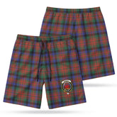 MacDuff Hunting Modern Tartan Crest Men's Beach Shorts