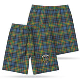 MacLellan Ancient Tartan Crest Men's Beach Shorts