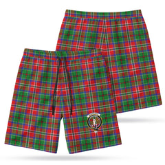 McCulloch Tartan Crest Men's Beach Shorts