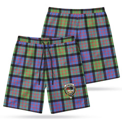 McDonald Ancient Tartan Crest Men's Beach Shorts