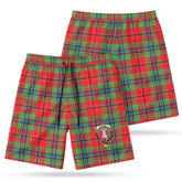McLean of Duart Modern Tartan Crest Men's Beach Shorts
