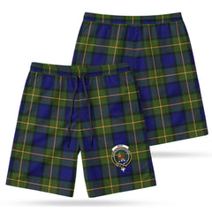 Muir Tartan Crest Men's Beach Shorts
