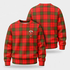 Adair Modern Tartan Crest Sweater