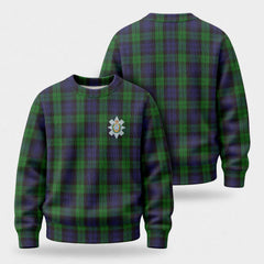 Black Watch Tartan Crest Sweater