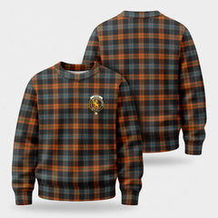 Brown Ancient Tartan Crest Sweater