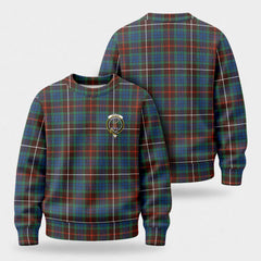 Fraser (of Lovat) Hunting Ancient Tartan Crest Sweater