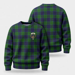 Keith Modern Tartan Crest Sweater