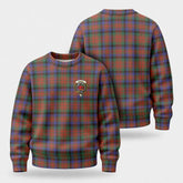 MacDuff Hunting Modern Tartan Crest Sweater