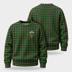 McAlpine Modern Tartan Crest Sweater