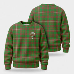 McKinnon Hunting Modern Tartan Crest Sweater