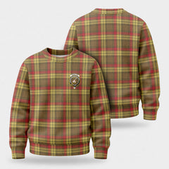 McMillan Old Weathered Tartan Crest Sweater