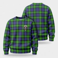 Meldrum Tartan Crest Sweater