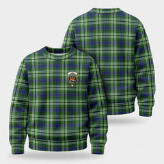 Mow Tartan Crest Sweater