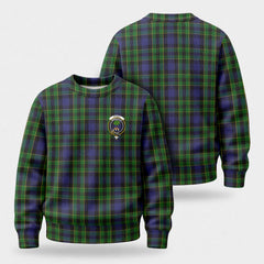 Mowat Modern Tartan Crest Sweater