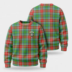 Muirhead Tartan Crest Sweater