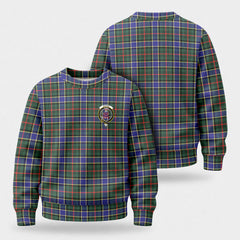 Ogilvie Hunting Modern Tartan Crest Sweater