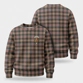 Sutherland Weathered Tartan Crest Sweater