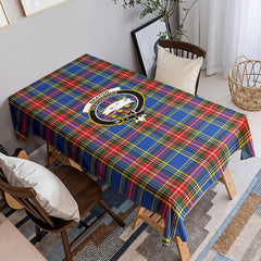Beaton Modern Tartan Crest Tablecloth
