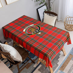 Binning (of Wallifoord) Tartan Crest Tablecloth