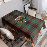 Buchan Ancient Tartan Crest Tablecloth