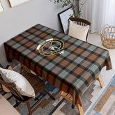 Gunn Weathered Tartan Crest Tablecloth