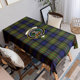 Laws Tartan Crest Tablecloth
