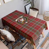 Lindsay Weathered Tartan Crest Tablecloth