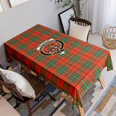 MacAulay Ancient Tartan Crest Tablecloth