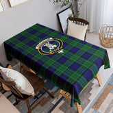 MacCallum Modern Tartan Crest Tablecloth
