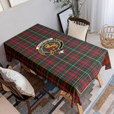 MacKintosh Hunting Modern Tartan Crest Tablecloth