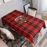 MacQueen Modern Tartan Crest Tablecloth
