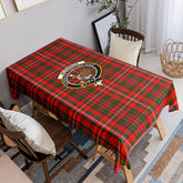 McKinnon Modern Tartan Crest Tablecloth