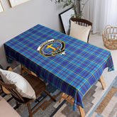 Mercer Modern Tartan Crest Tablecloth