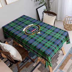 Rose Hunting Ancient Tartan Crest Tablecloth
