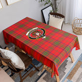 Ross Modern Tartan Crest Tablecloth